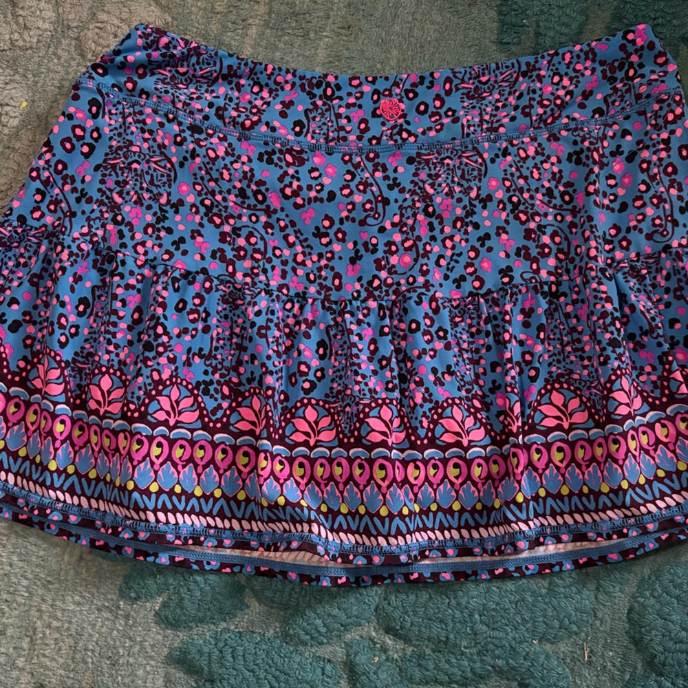 Lilly Pulitzer Luxletic UPF 50+ Gardenia Skort - Picture 5 of 6